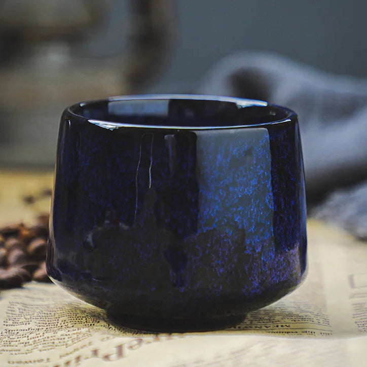 Colorful Reactive Glaze Ceramic Coffee Mug Ceramic Espresso Tea Cup Home Office Lacquered Water Cups