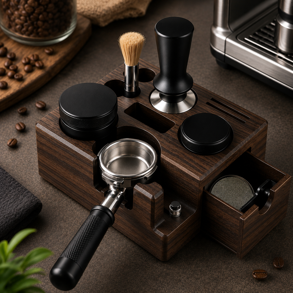 Coffee Tamping Station 51/54/58mm Portafilter Holder